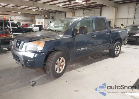 2008 Nissan Titan Le/Pro-4X/Se/Xe z USA, uszkodzony, nr VIN 1N6AA07CX8N343461